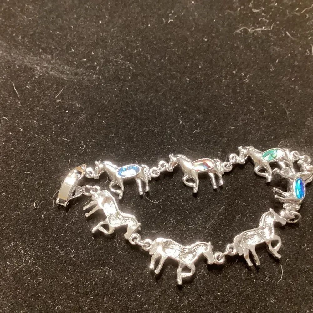 Set of Two Silvertone Bracelets - Picture 7 of 7